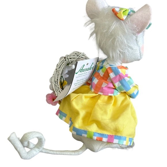 Annalee Dolls / Holidays Spring/Easter / 8” SPRING WREATH MOUSE - Picture 6 of 15